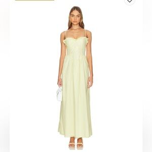 XXS More To Come Yellow Marleen Maxi Dress